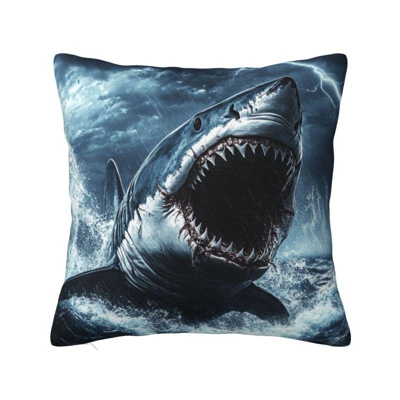 Fashion Ocean Animal Shark Cushion Covers xcm Polyester Pillow Case Sofa Chair Square Pillowcase Decoration