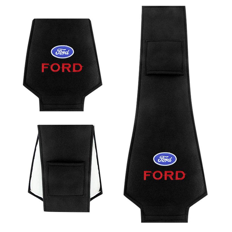 1/2pcs Car Accessories Seat Headrest Protective Covers For Ford Focus Mondeo Kuga Fiesta MK7 Escort Explorer Edge 2 4 MK2 MK4