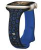 Dual-Color Leopard Print Silicone Strap for Apple Watch (Compatible with Series 1-9)