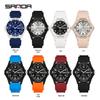Sanda Fashion Youth Quartz Wristwatch: Casual Digital, Dual Calendar, Luminous, Waterproof, Unisex.