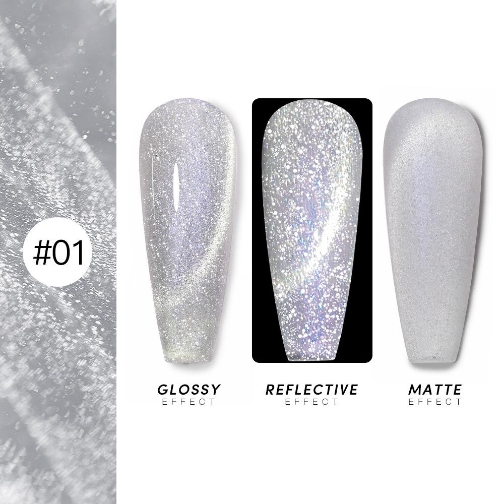2024 Trendy 36-Color Cat Eye Nail Gel Set - Sparkly UV Gel for Salon Use