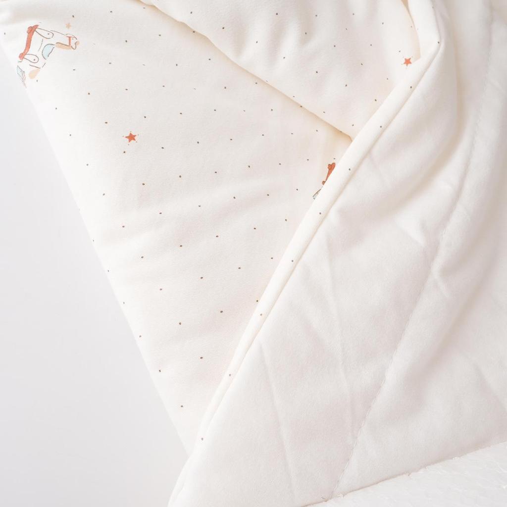 Verdickte reine Baumwoll-Baby-Swaddle-Decke für Herbst/Winter