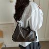 Schoolbag large capacity tote bag women's 1011 new trend simple Korean version fashion double shoulder back women's bag
