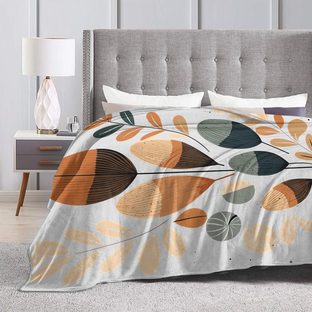 Bohemian Pattern Soft Blanket Kids Adult Plush Throw Blanket Funny Couch Chair Flannel Bedspread Sofa Bed Cover