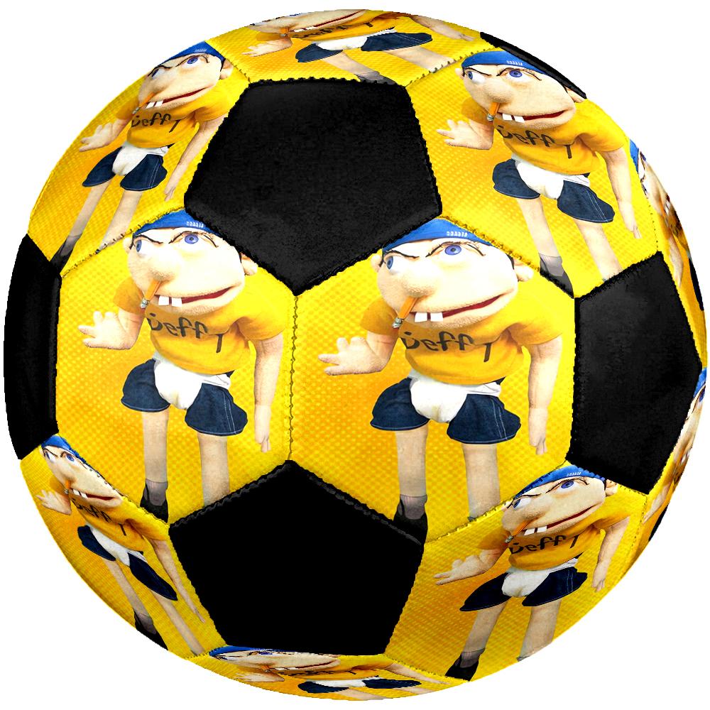 Jeffy Theme Size 5 Soccer Ball, Suitable for Both Indoor and Outdoor Matches, a Gift Suitable for Everyone.