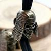 Ninja Dödskalle Huvud Mässing Knivpärlor EDC DIY Paracord Vävd Armband Lanyard Hängen Tillbehör Utomhusverktyg Hängen Berlocker