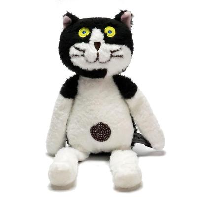 Manhattaners S-Size Plush Toy, BlackWhite 