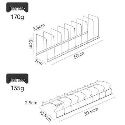 Escurridor de platos de acero inoxidable 304 para encimera