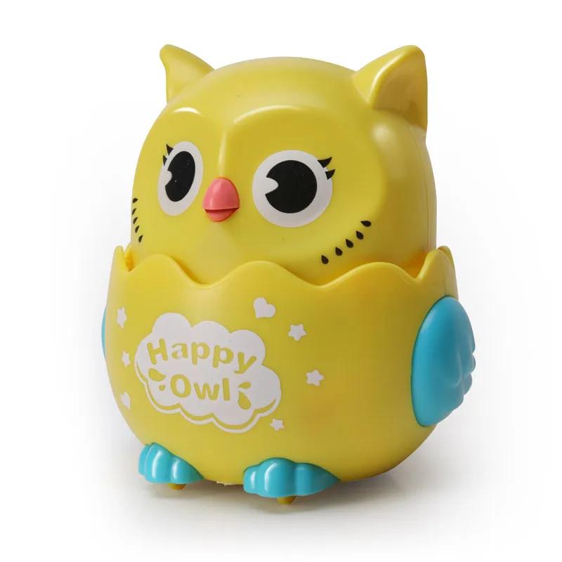 Pet Toys Cute Owl Shaped Press Mechanical Sliding Funny Cat Toy Classic Wind Up Interactive Toys for Puppy Cat  Pet Products