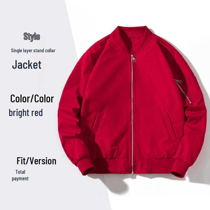 

Unisex Autumn/Winter Hooded Windproof Waterproof Embroidered Down Work Jacket Large