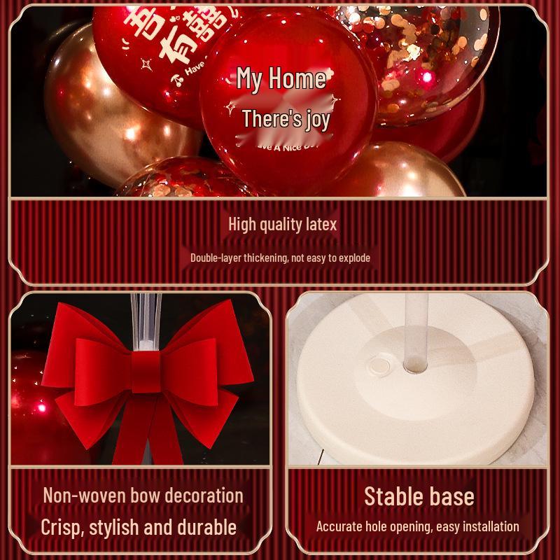 Wedding & Engagement Balloon Decoration Set for Living Room, Bridal Chamber, Aisle Guide, and New House Decor