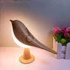 Small Desk Lamp, Bird Lamp Bedside Lamps With 3 Color Temperature And Touch Sensor Cordless Lamp Kids Night Light