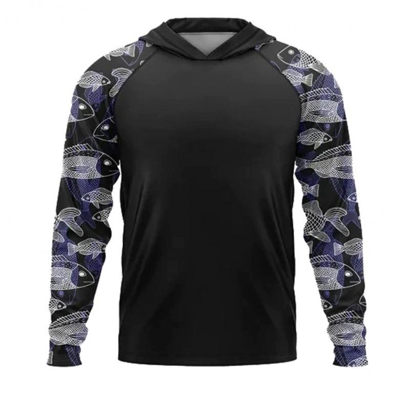 Mens Quick-Dry Long Sleeve Fishing Shirt Outdoor Sports Cycling Hiking Running Fall Winter