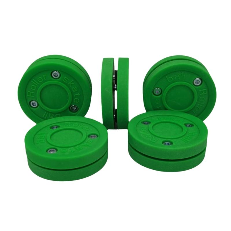Trainingshockeypuck Ersatz Green Biscuit Eishockeypuck für Street Hockey Stickhandling Passpuck Langlebig