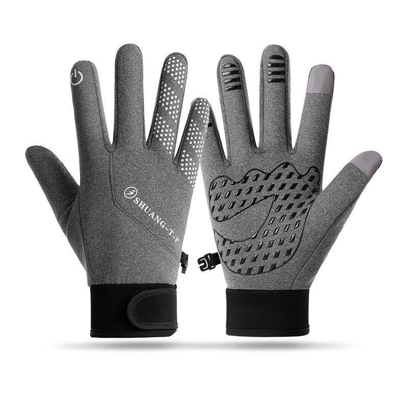 Herren Warme Winddichte und Wasserdichte Touchscreen-Handschuhe für Herbst/Winter Sportarten, Skifahren, Radfahren und Bergsteigen.