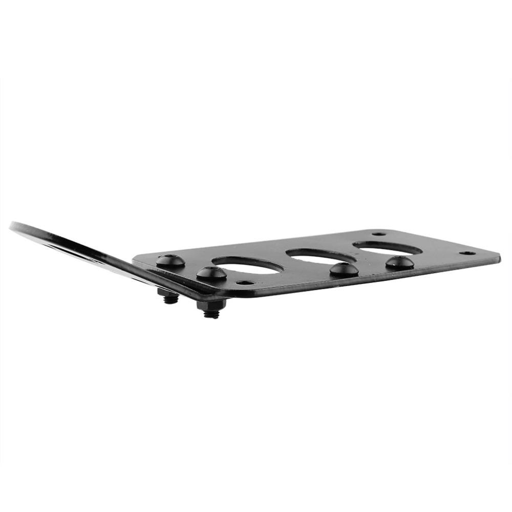 Black Side Mount License Plate Bracket Universal License Plate Bracket  For Motorcycles