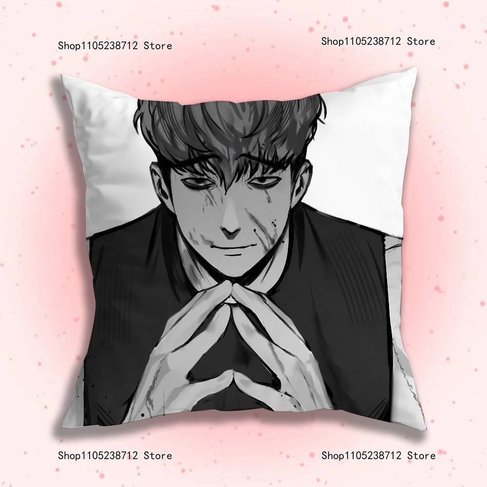 K-Killing S-Stalking Korean Manga Pillow Case Plush Fabric Soft Pillowcase Double Sided Print Sofa Cushion Cover Throw