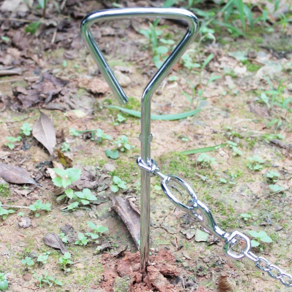 Rust-Proof Dog Ground Anchor Reinforced Dog Tether Stake Ground Spike Dog Stake Beach