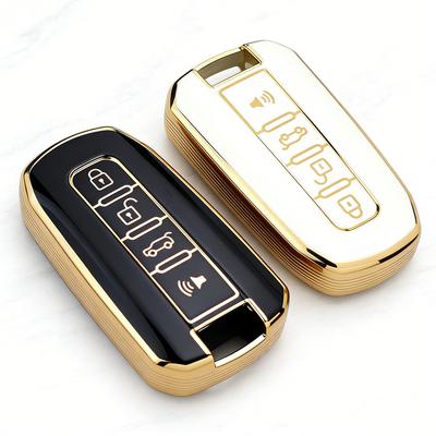 Soft TPU Protective Smart Key Fob Cover Fit for Ssangyong Actyon Kyron Rodius Tivolan Korando C Rexton W 3/4 Buttons Key Holder