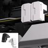 Flexible 8PIN Visuals Card Connector Space Saving Design For Dense Case Aluminum Mixture Material