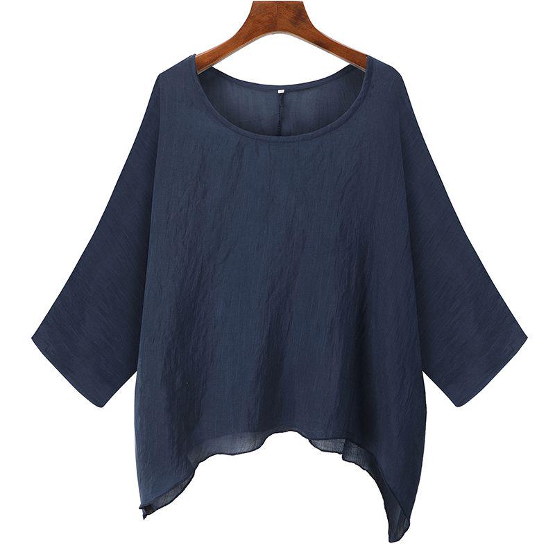 Size Plus Womens Summer T Shirt Kaftan Baggy Blouse Ladies Casual Tops Tunic