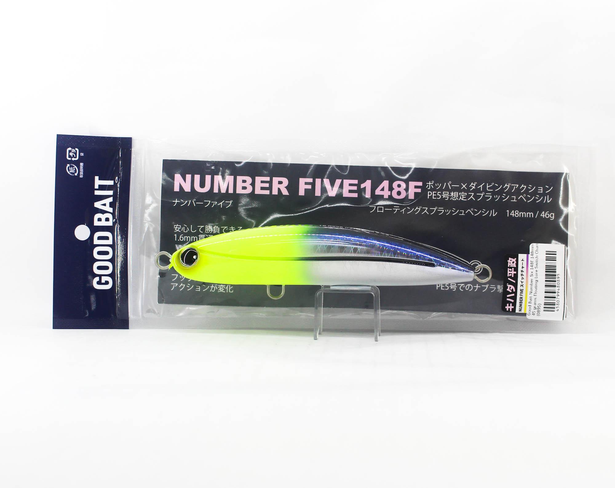 Good Bait Number Five 148F 148mm 46 grams Floating Lure Switch Chart (0895)