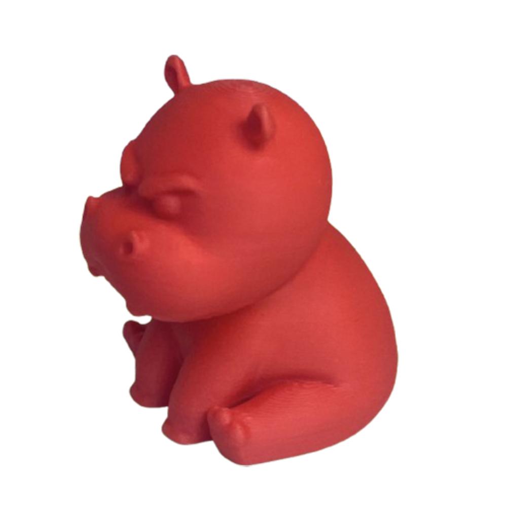 Creative Miniature Hippo Decoration Gradient Color Angry Little hippo Office Decoration