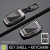 Tpu+Zinc Alloy Car Key Cover Toyota Prius Camry Corolla Chr C-Hr Rav4 Land Cruiser Prado Key Chain Key Cover Car Accessories
