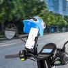 Universal Phone Holder Motorcycle Mobile Phone Holder Cute Small Helmet Shape Phone Stand Motorcycle Handle Gravity Mount