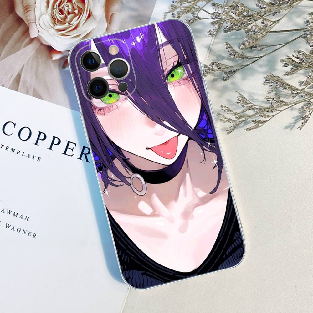 Chainsaw Man The Movie Reze Arc Phone Case For iPhone 17 16 15 14 13 11 12 Pro Max 16 Plus Transparent