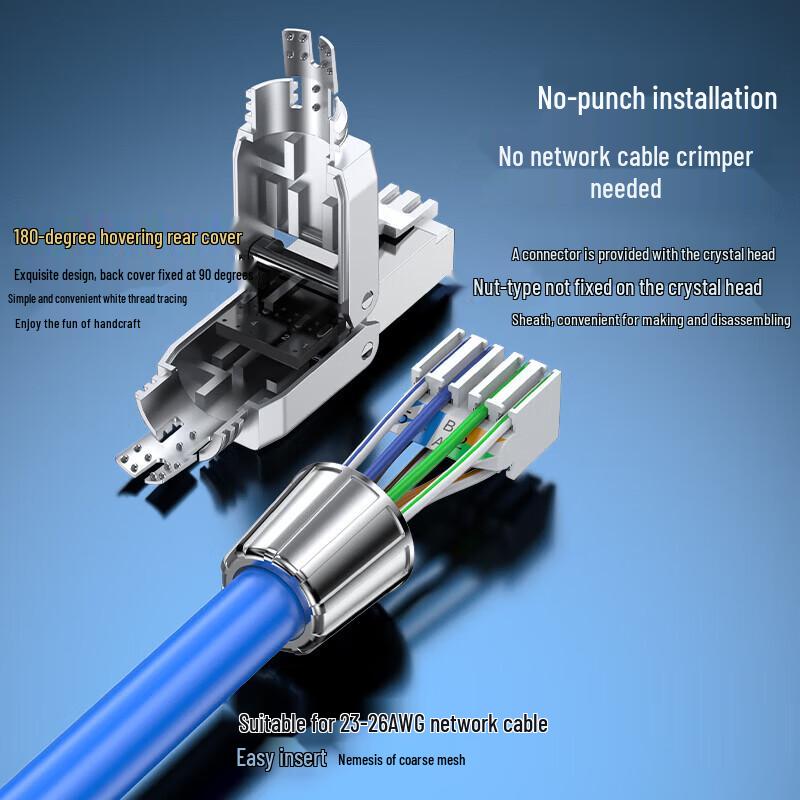 Shengwei Cat7 Shielded Toolless RJ45 Connector