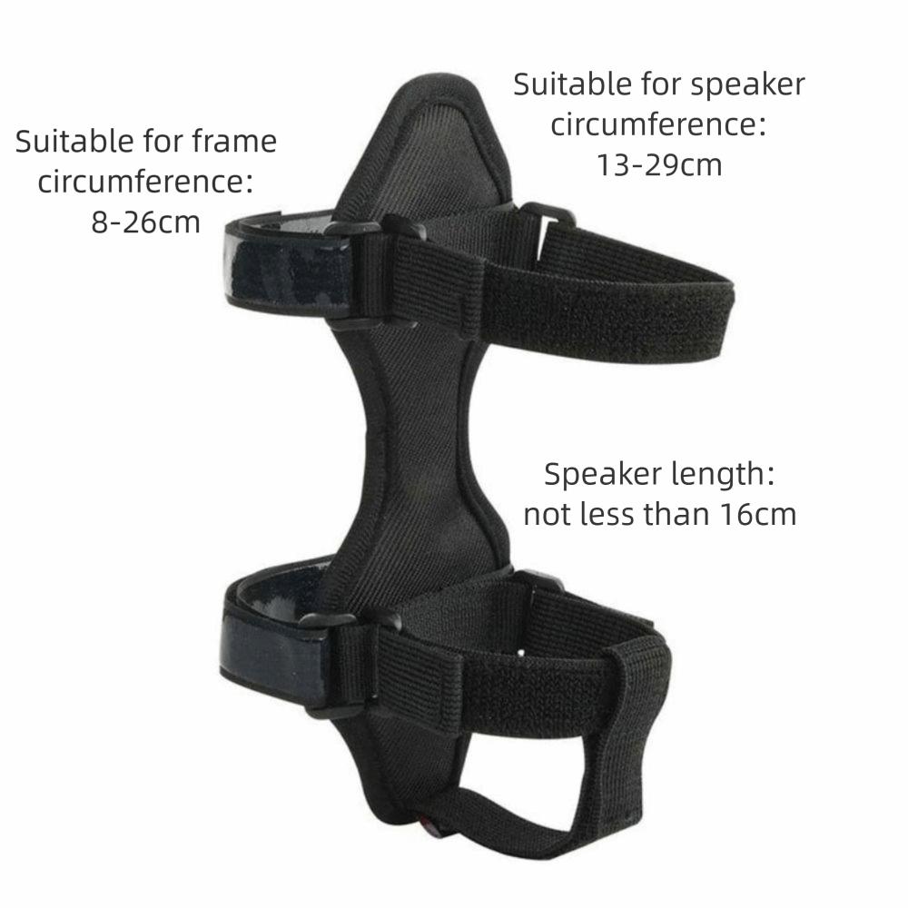 Support de Haut-parleur Compatible Bluetooth Support de Haut-parleur Antidérapant Support pour Vélo Montage d'Équipement