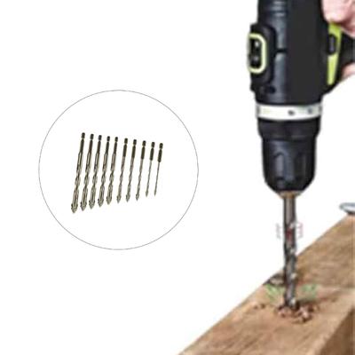 MultiPurpose Four Flute Serrated Eccentric Drill Bit Dry Drilling Kit For Ceramic Masonry Glass With Carbides Tip