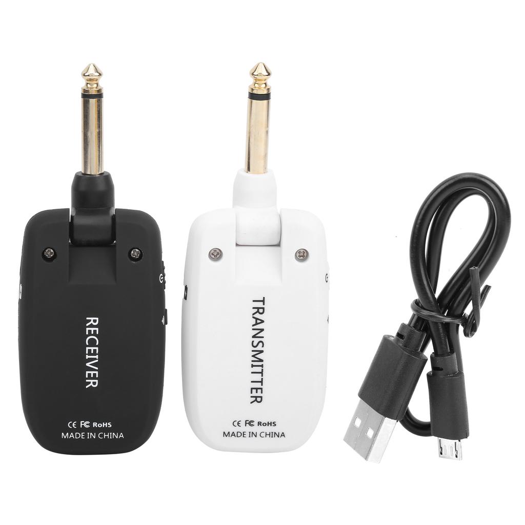 EC‑10 Bezdrátový kytarový audio vysílač Systém Příslušenství 2,4 GHz 6,35 mm 24bit 48 kHz