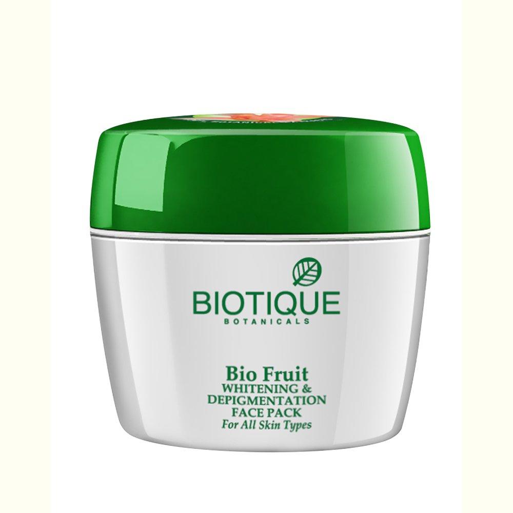 Biotique Fruit Brightening Face Pack 235g – Tan Removal, Depigmentation, Natural Glow for All Skin Types