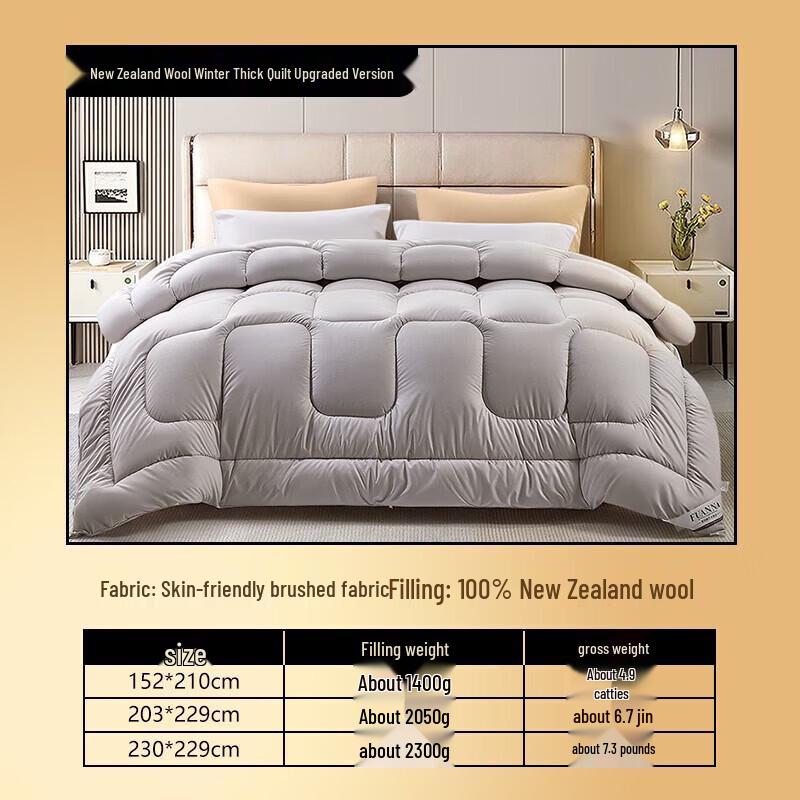 FUANNA New Zealand Wool Winter Comforter