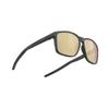 RUDYPROJECT OVERLAP Charcoal Matte Gold 58mm Sunglasses, Frame, Multi-Laser Lens, SP775738-0000,