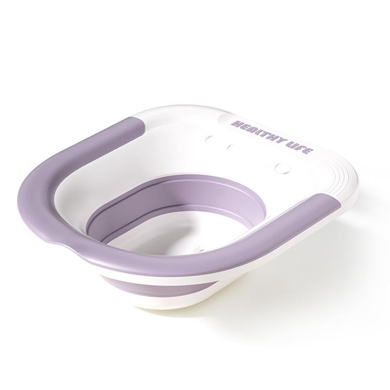 Foldable Sitz Bath Basin for Postpartum and Pregnancy Care - Toilet-Style Wash Basin for Intimate Hygiene