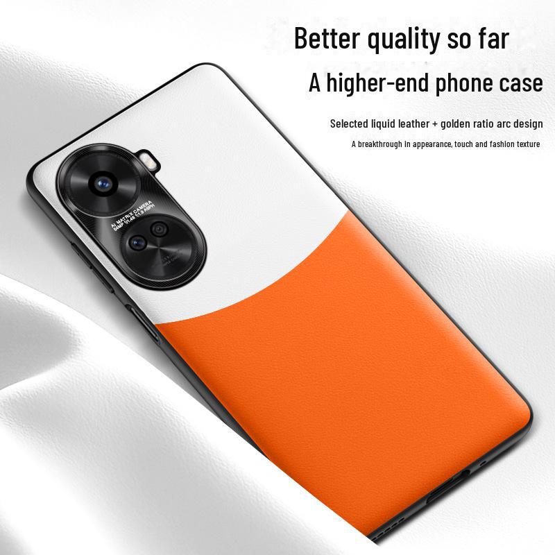 Schützende Flüssiglederhülle für das Huawei Nova 11 SE Mobiltelefon, Anti-Fall-Design, Versand einzeln möglich.