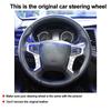 Hand Stitching Car Steering Wheel Cover Wrap for Mitsubishi L200 Outlander PHEV Shogun Sport Pajero Triton 2015-2026