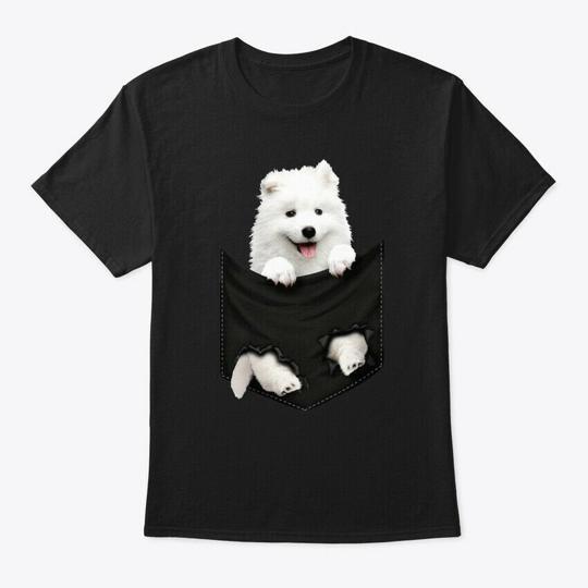 

Samoyed Pocket Mid T TShirt Made in the USA Size S to 5XL Unisex T-Shirt L