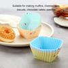 20pcs Non Stick Non-Stick Baking Molds Silicone Material Silicone Muffin Mold  Home Baking