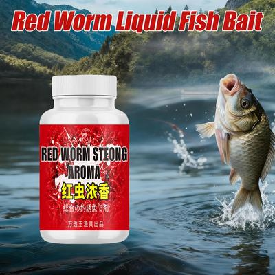 Liquid Fishing Lure 80ml Scented Effective Additive Catfish Lure Fish Additive for Carp Bass Trout Freshwater Saltwater Deep Sea