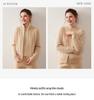 Cashmere Cable Knit Zipper Cardigan - Women's Autumn/Winter 2025, Half-High Neck, Gentle Style.