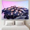 Seven-teen Group  Tapestry Hanging for Bedroom,Livingroom, Playroom,Decor Art Room Wall Tapestry Holiday and Birthday Gifts