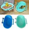 Screw Bird Bathtub for Parrots Birdcage Hanging Shower Basin Parrot Bathing Tray Cage Bathing Tub for Various Size Bird