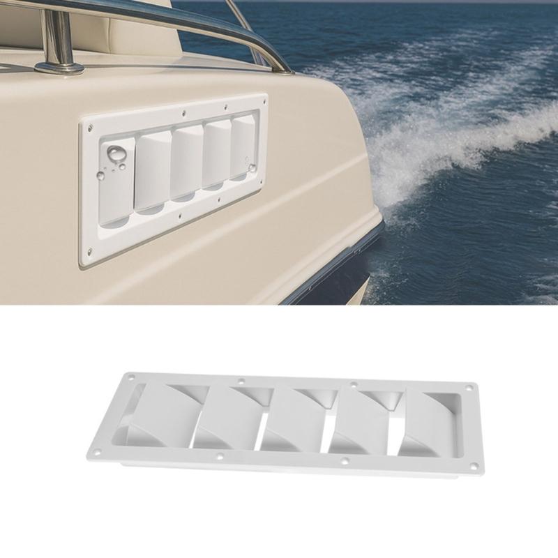 Universal Boat Ventilation System Cover Watertight Construction Ventilation Louver Case Plastic Vent Cover for Boats