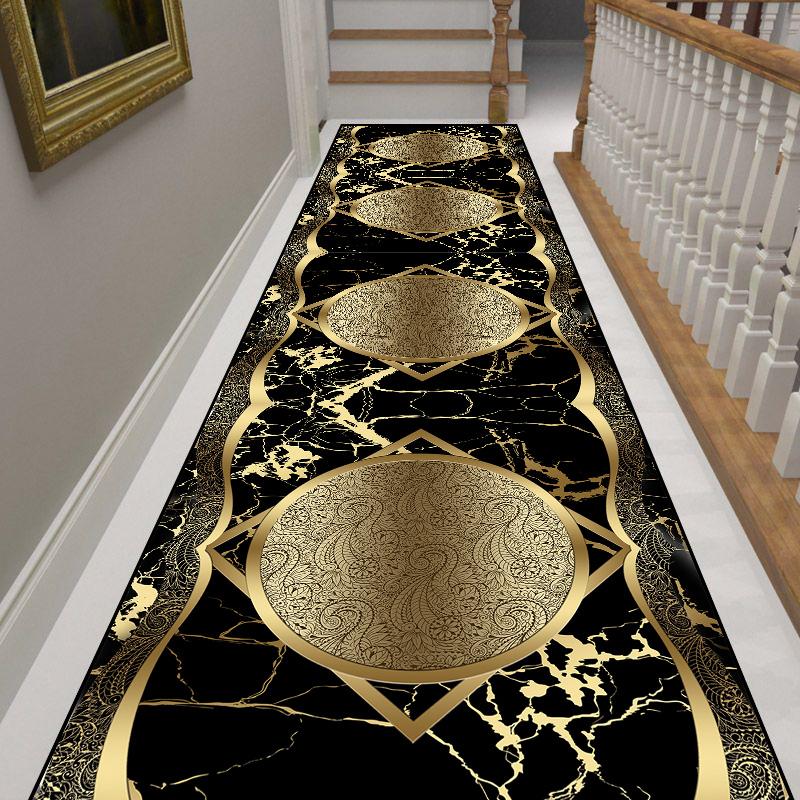 Bohemian Long Corridor Carpet Luxury European Decoration Hallway Rug Non-slip Easy Cleaning Floor Mat Stairway Runners Carpets