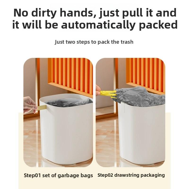 Cubo de basura inteligente con sensor automático para cocina y baño de gran capacidad