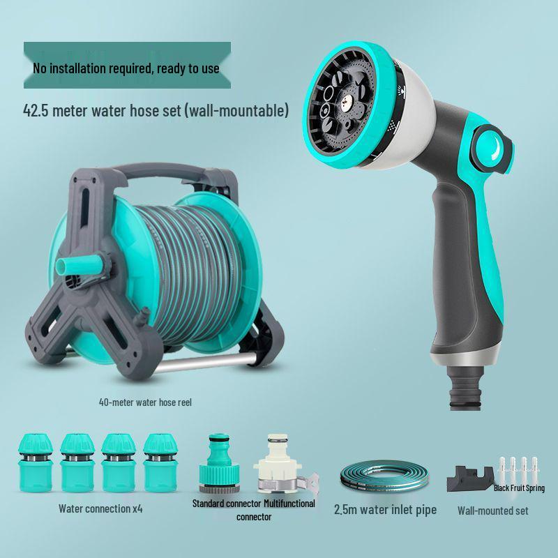 High-Pressure Water Gun & Garden Shower Hose Set